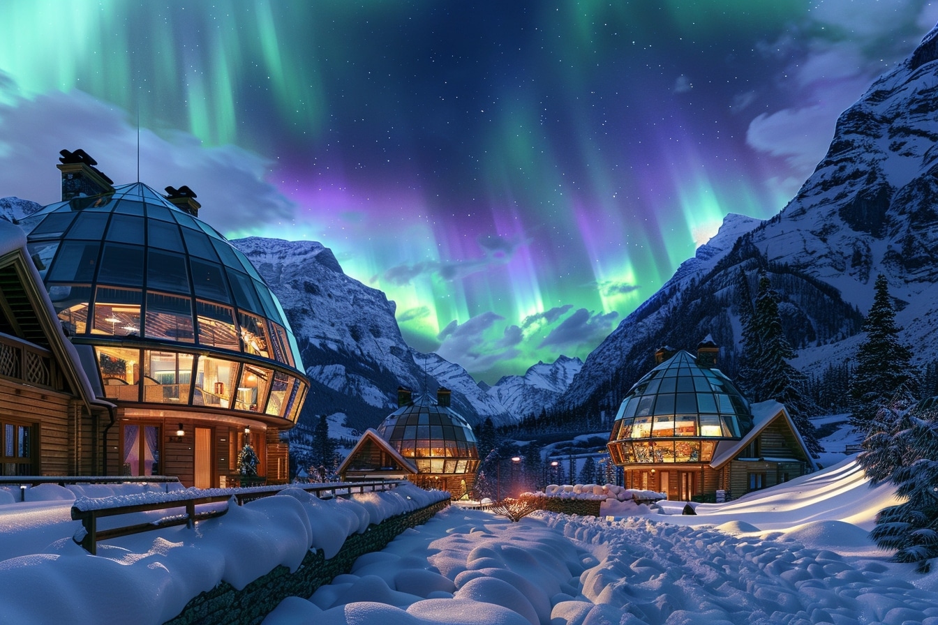 ces cinq chalets uniques vous offrent un spectacle d'aurores boréales inoubliable en europe