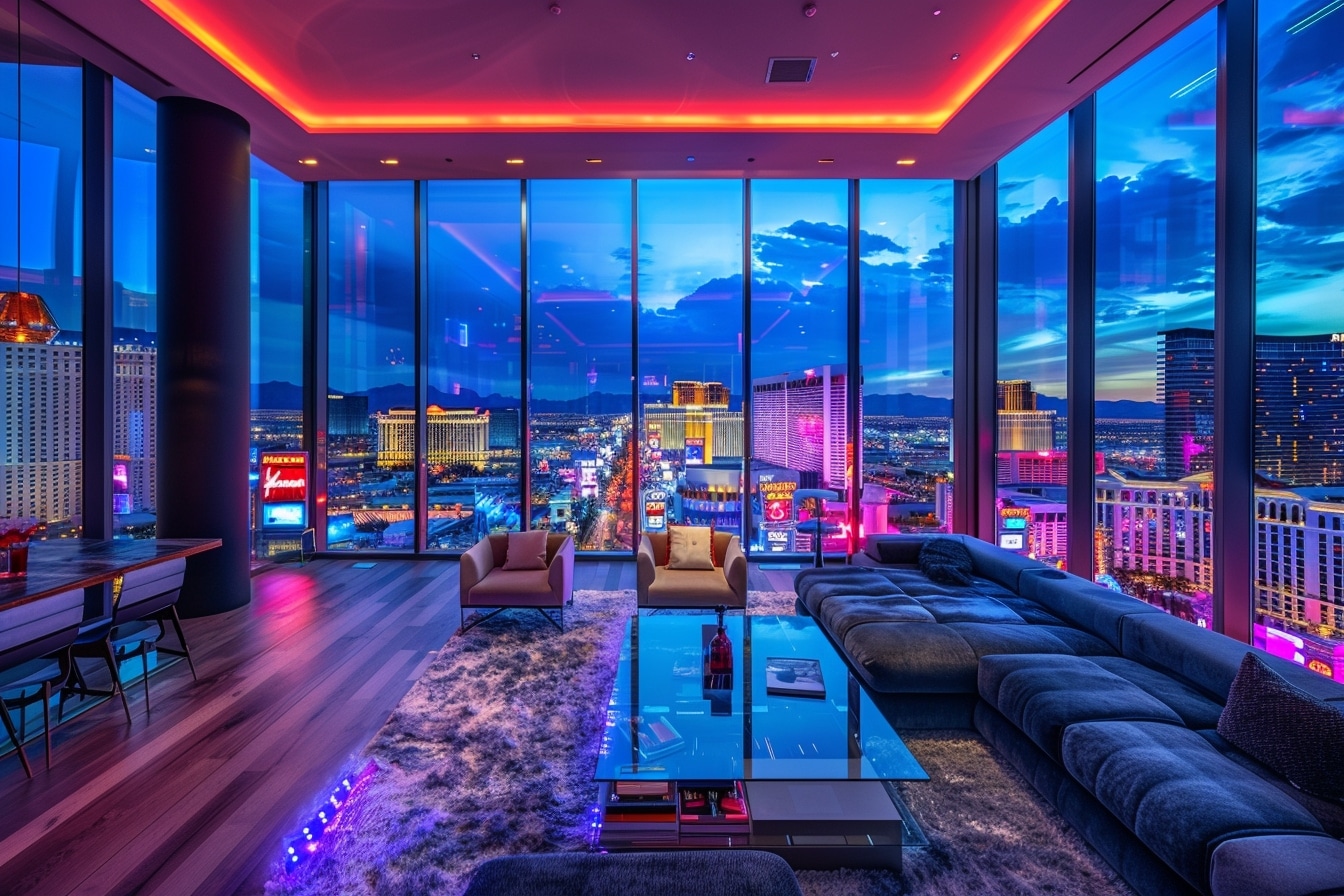 Voici ces cinq logements luxueux pour une vue spectaculaire sur les rues animées de Las Vegas