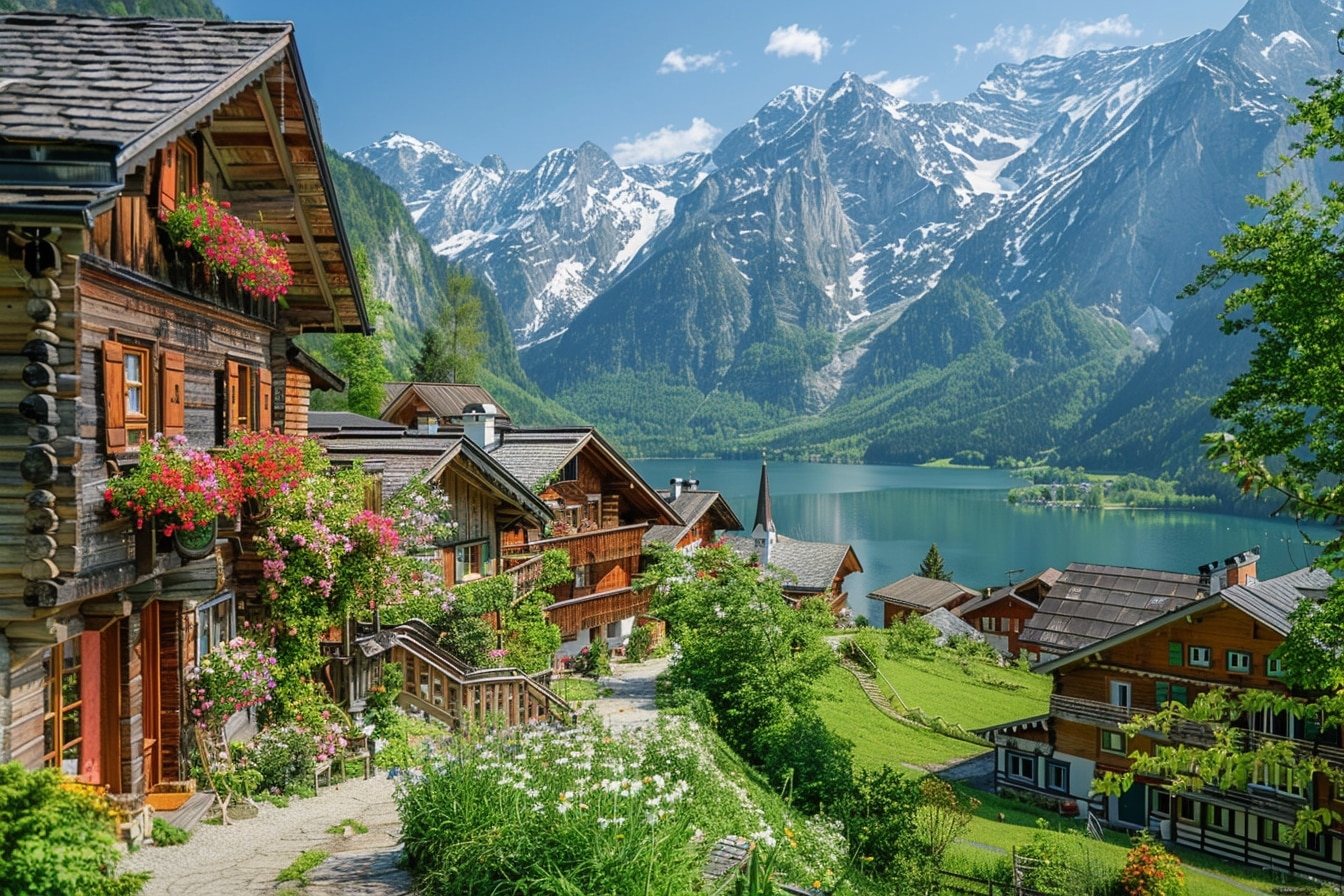 voici les secrets des villages alpins suisses: une évasion tranquille pour vous charmer