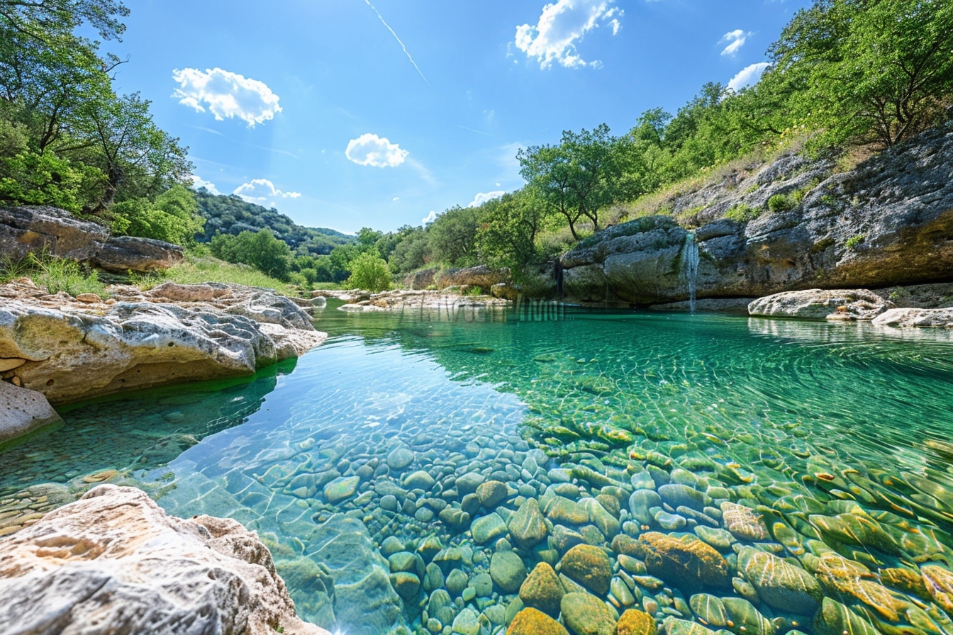 Découvrez le joyau caché d'Ardèche : une piscine naturelle idéale pour échapper à la chaleur de l'été