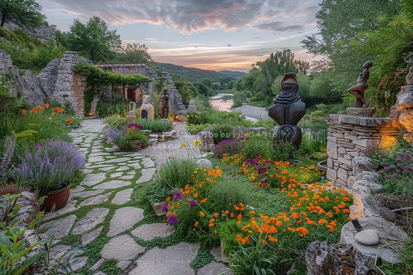 voici les quatre jardins d'ardèche où histoire, exotisme et art contemporain fusionnent pour une escapade inoubliable