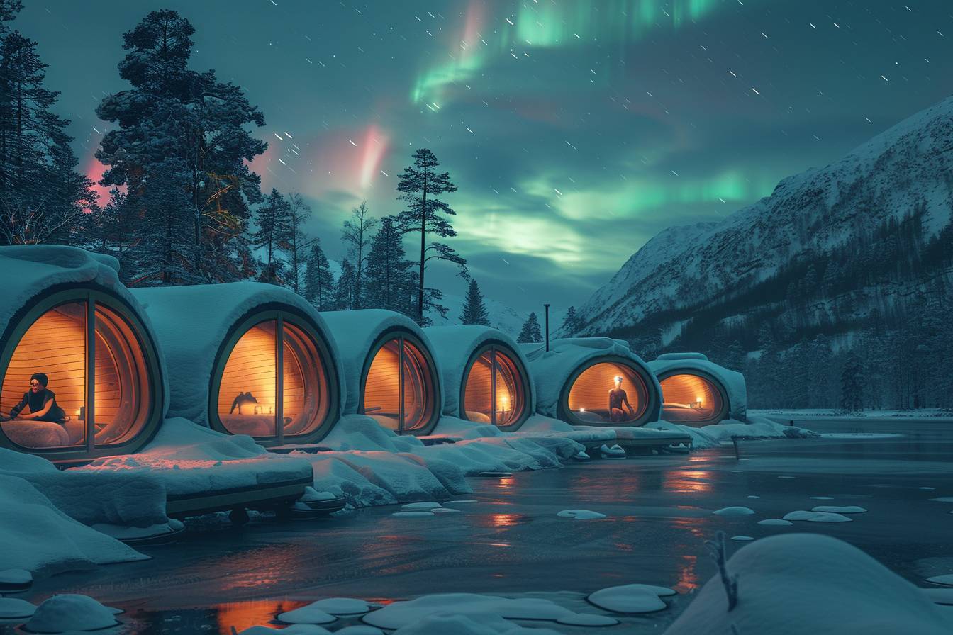Voici les secrets des 5 bains nordiques uniques pour une expérience féérique sous les aurores boréales européennes