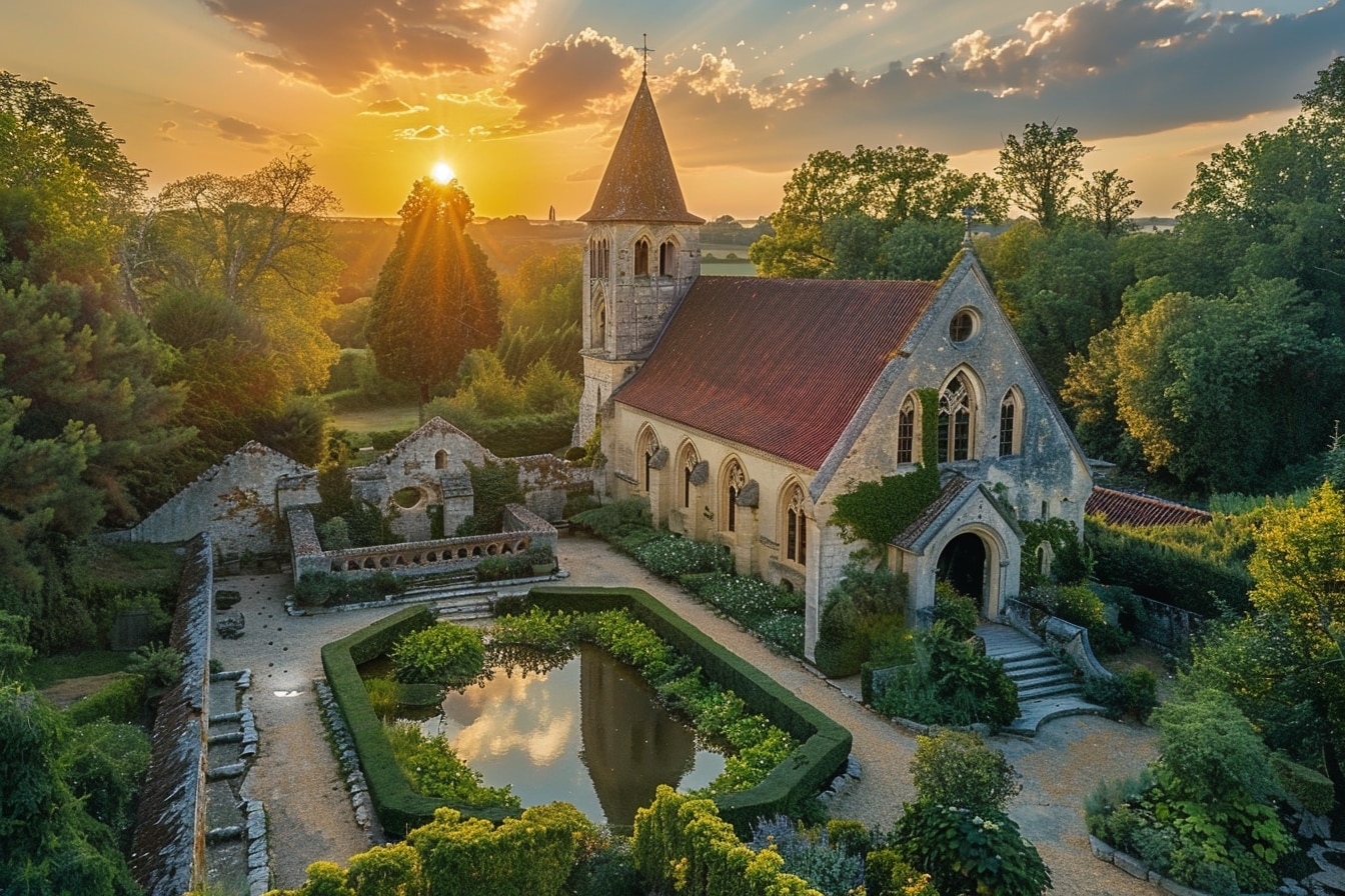 voici un havre de paix inattendu : découvrez l'abbaye cistercienne et ses jardins luxuriants au cœur de la somme