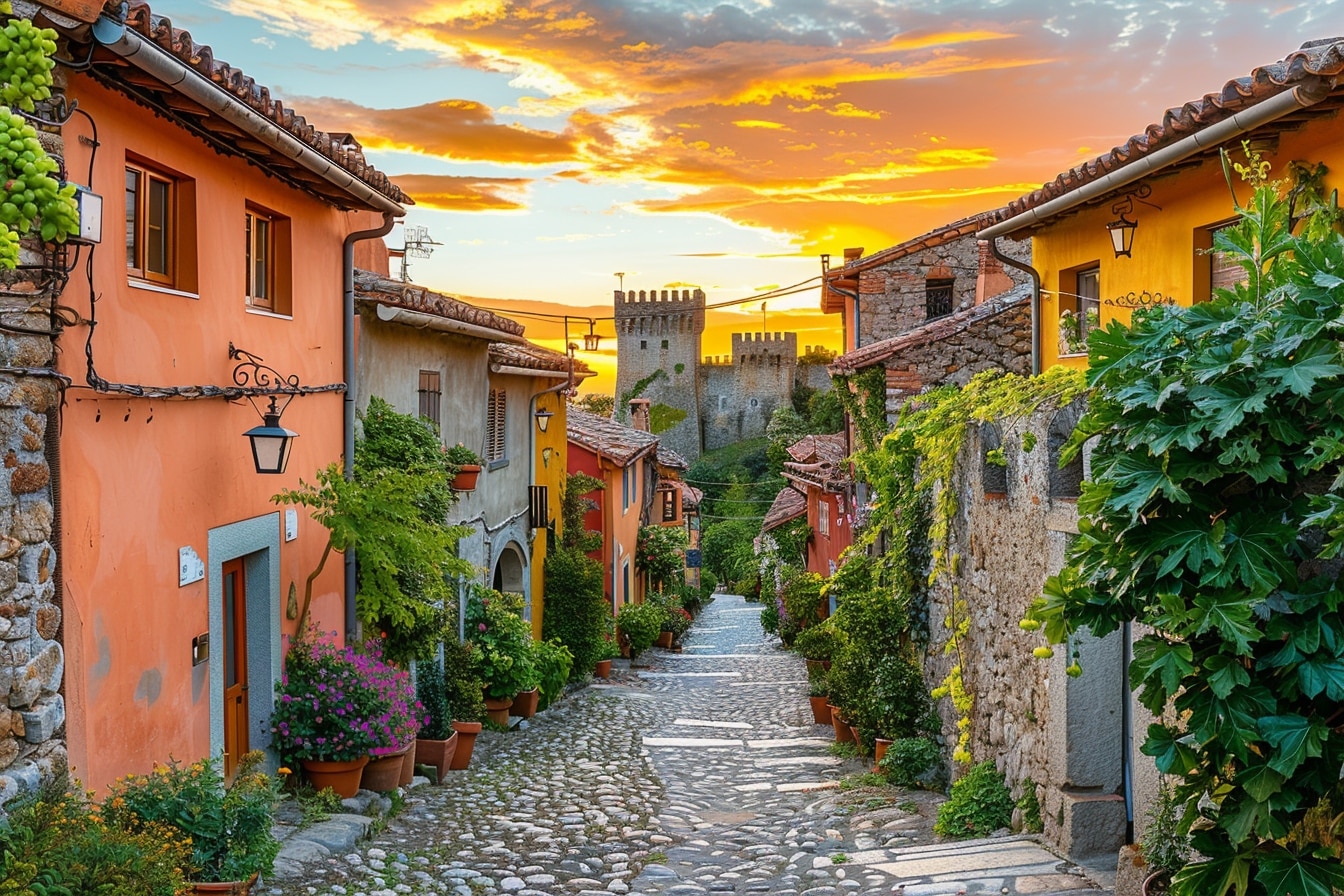 Voici un village fascinant aux deux châteaux et aux mystères enfouis : explorez ses ruelles et découvertes surprenantes