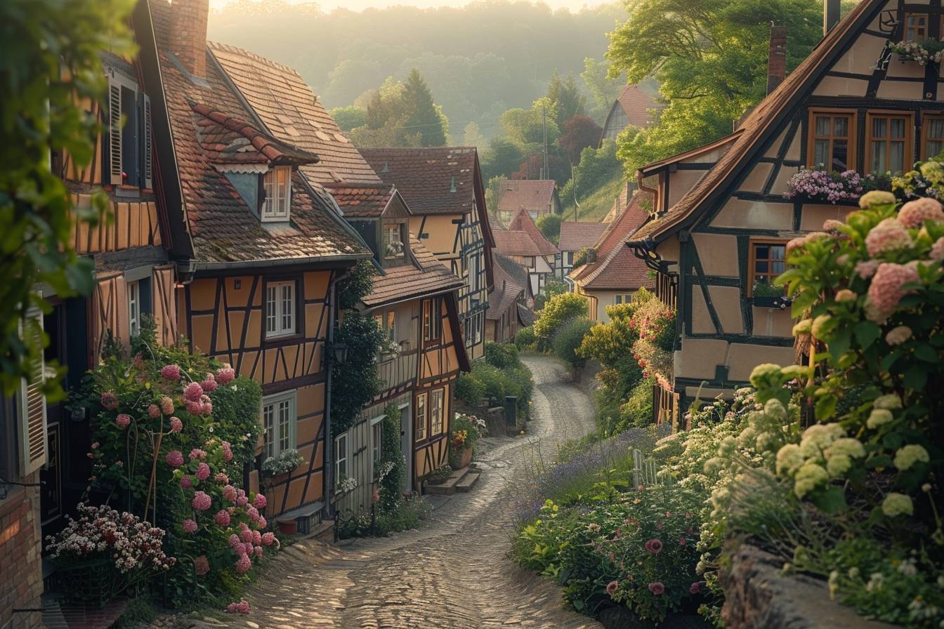 voici un village normand pittoresque oublié par le temps: une évasion dans un monde où le passé et le futur se rencontrent