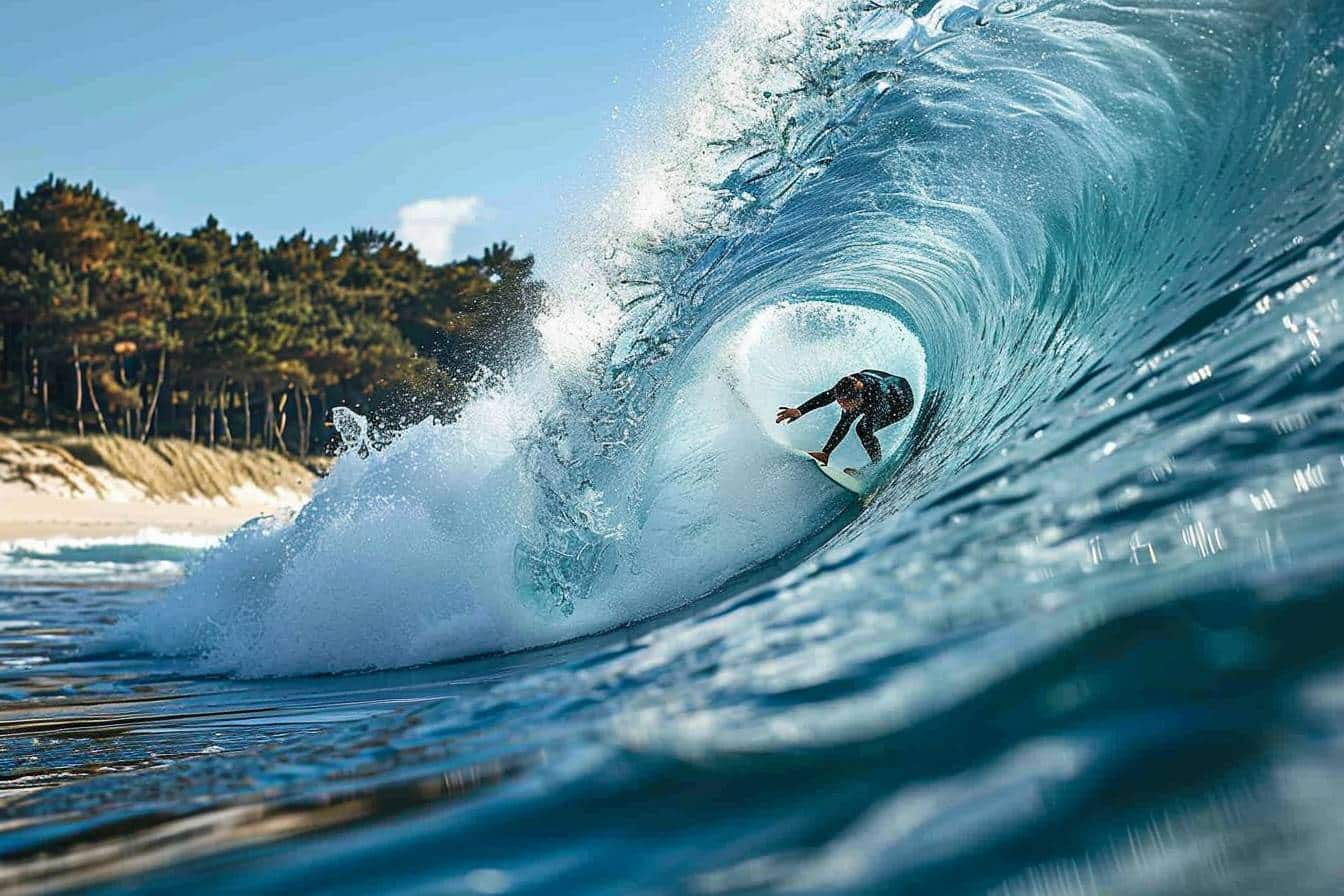 Voici une exploration passionnante de Hossegor, la capitale méconnue du surf en Europe qui vous étonnera