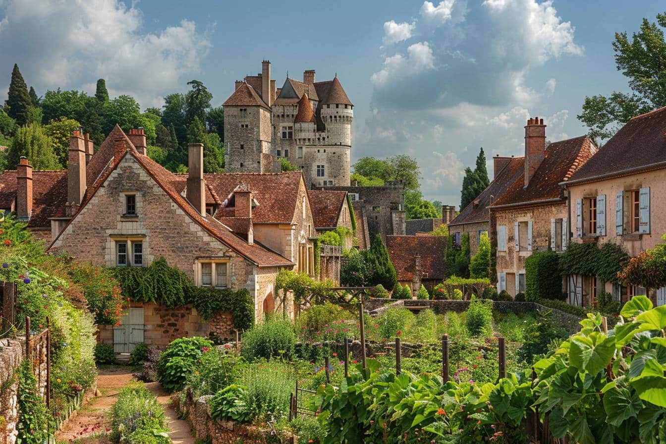 Découvrez ce village charmant près de Paris : un château historique vous y attend!