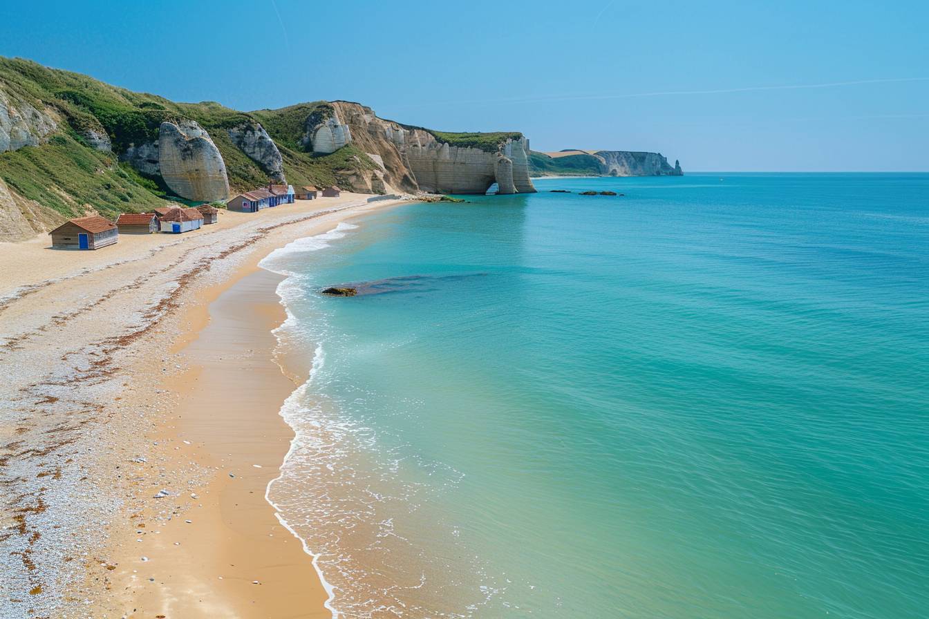 Découvrez ces plages normandes de rêve certifiées Pavillon bleu pour des vacances inoubliables en famille