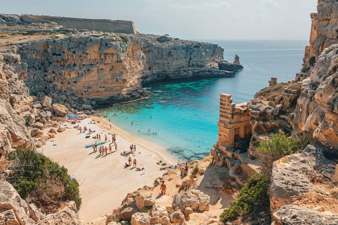 Voici ces motifs pour visiter Ghajn Tuffieha à Malte, une plage où nature et culture se rencontrent magnifiquement