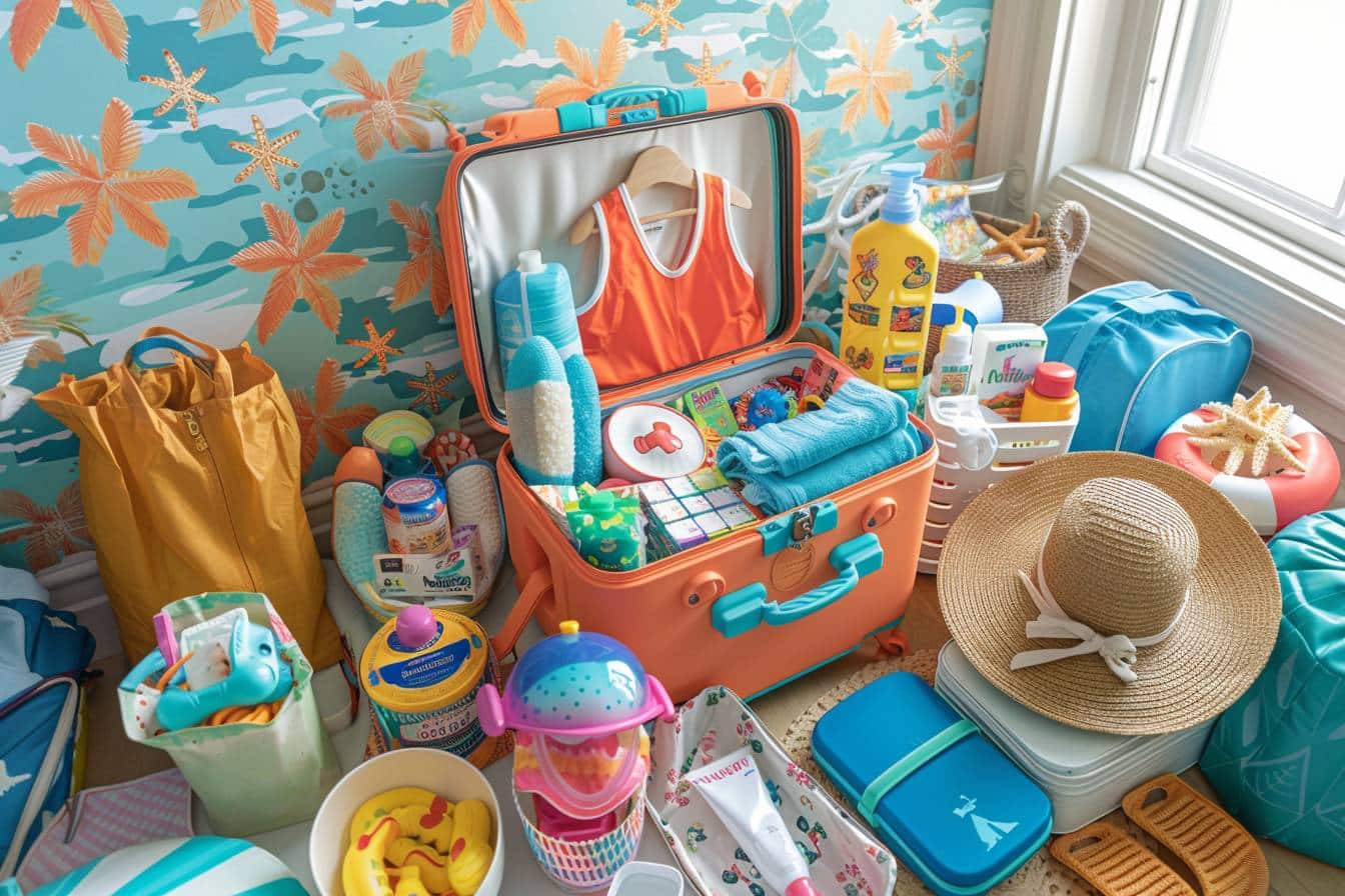 Voici les 10 essentiels pour préparer la valise de vos enfants cet été : assurez des vacances inoubliables!