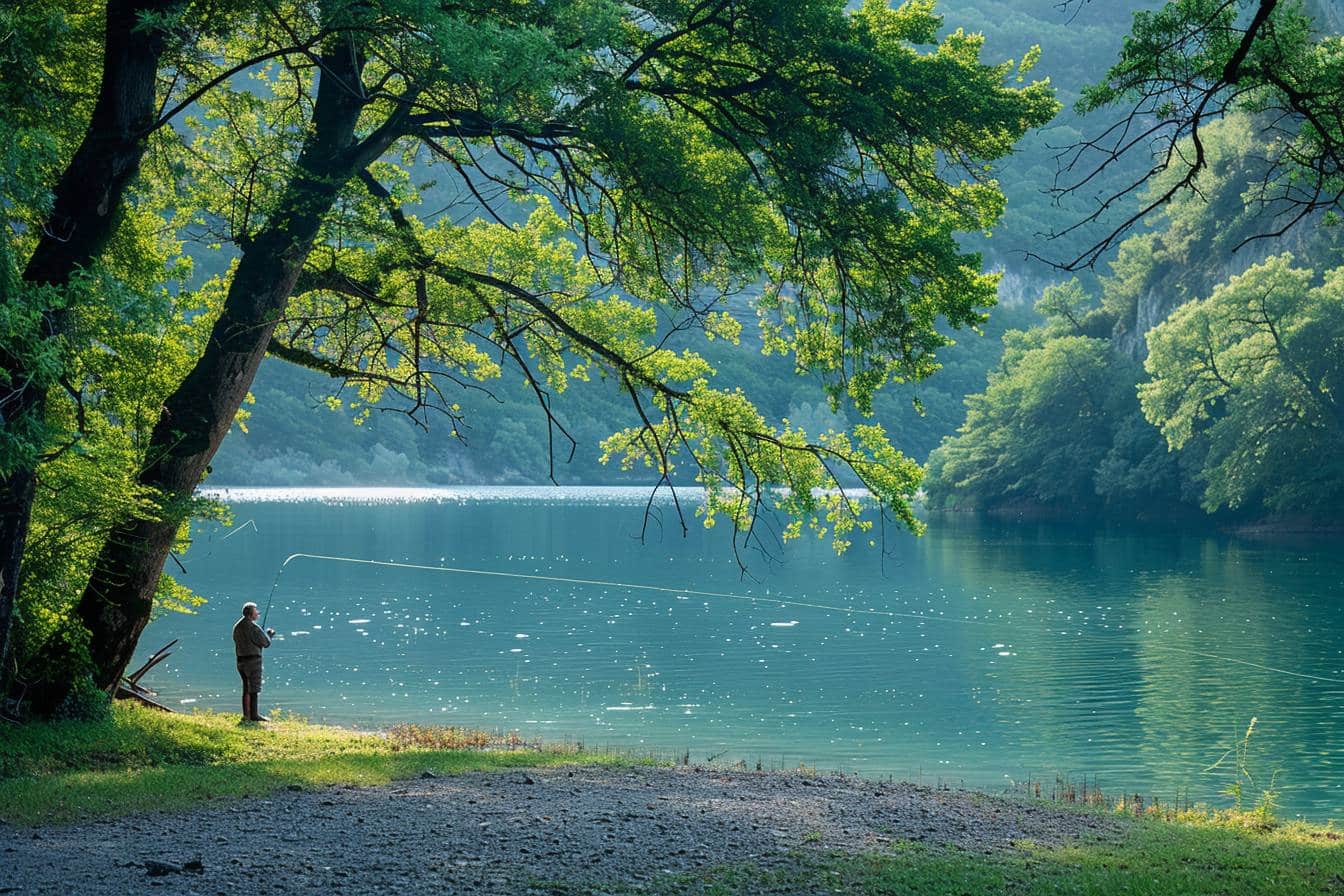 Voici pourquoi le lac de Laprade Basse dans l'Aude est votre prochain spot de pêche incontournable