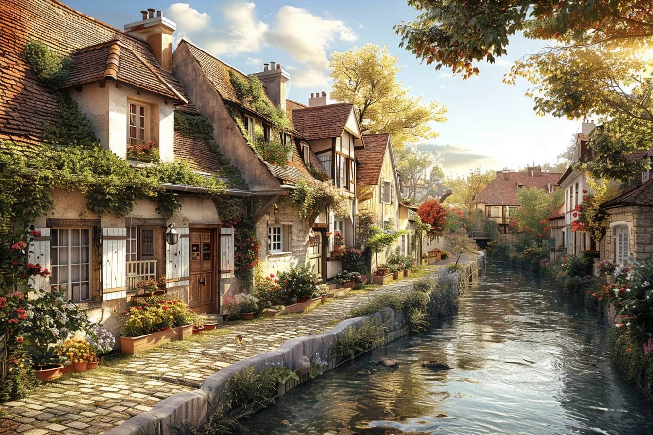 Voici un village près de Paris où l'art et la nature se rencontrent pour une évasion parfaire