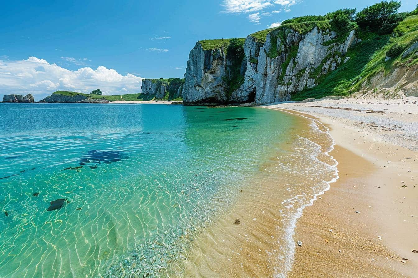 Voici une escapade idyllique sur la côte bretonne que vous ne voudrez pas manquer : découvrez la plage de Rieul à Lancieux