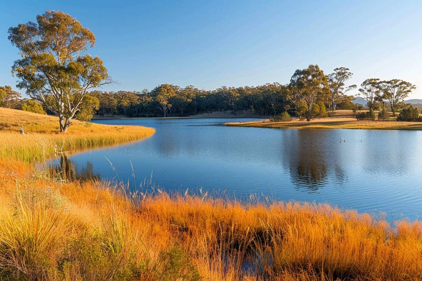 Voici un lac près de Montpellier qui vous fera croire que vous êtes en Australie